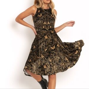 Golden Garden black milk Velvet princess dress size small